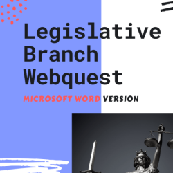 Legislative branch webquest answer key