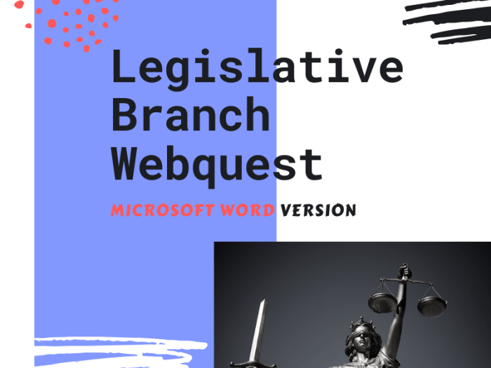 Legislative branch webquest answer key