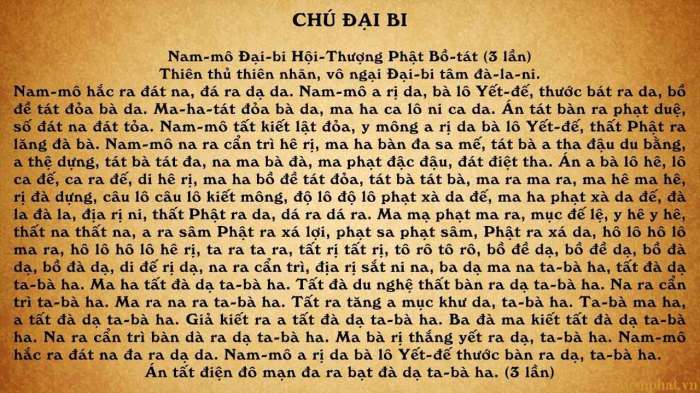 Kinh an nÄƒn tá»™i in english