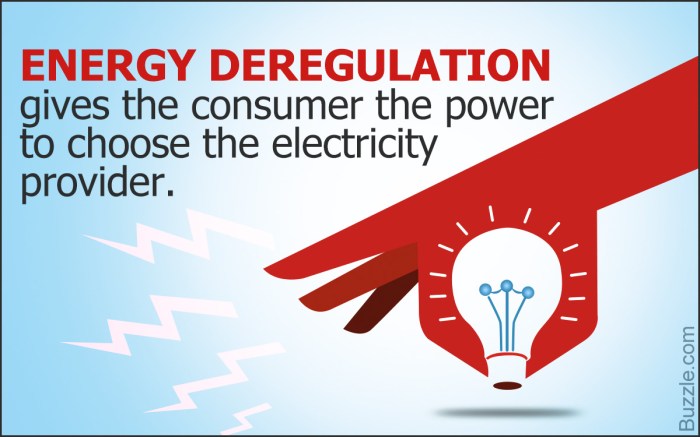 Deregulation verb ing