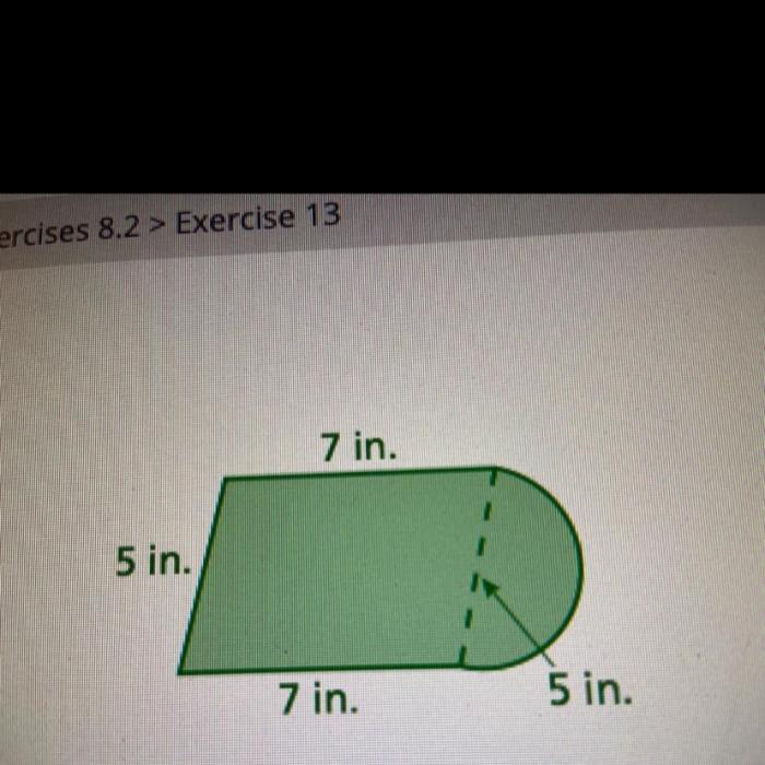 Find the perimeter of the figure to the nearest hundredth.