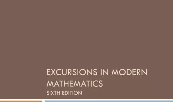 Excursions in modern mathematics 9th edition answers